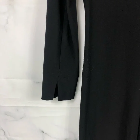 NORMA KAMALI Black Jersey Knit Dress - Picture 10 of 10